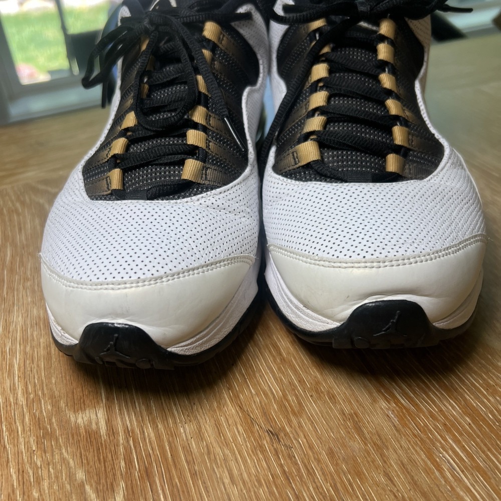 Jordan CMFT Air Max 10 White Gold Black 442090-117 Men's Size 12 No Box - Picture 7 of 12